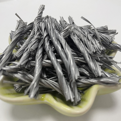 産業床のための灰色の物質的なポリマーねじれBunchy PPの繊維
