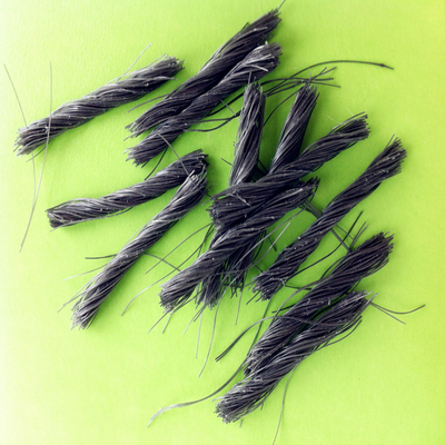 産業床のための灰色の物質的なポリマーねじれBunchy PPの繊維