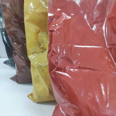 高品質の多色鉄酸化物 赤い黒 黄色い色素 コンクリートレンガ