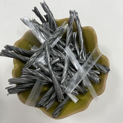 CE認証されたPP繊維束 扭曲網 装甲式コンクリート繊維